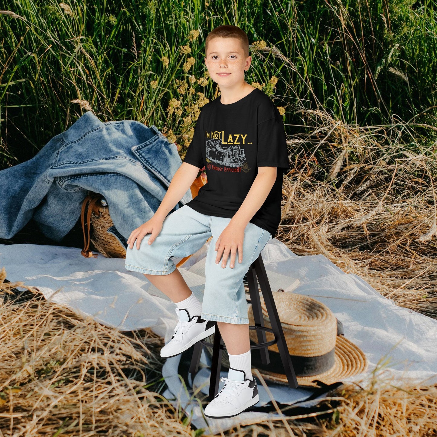 Kids Heavy Cotton™ Tee_ N2+ Series KHCT PT2WW009_ Limited Edition Durable Comfort for Every Adventure by WesternWaves: