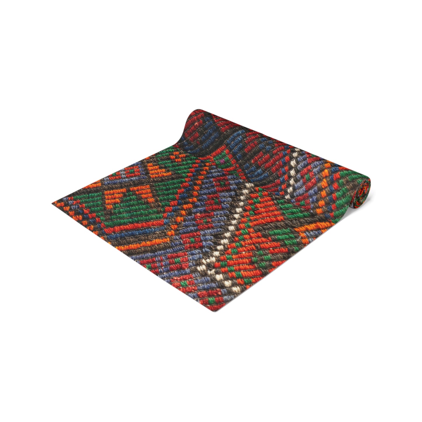 Table Runner (Cotton, Poly)_ Bohemian Chic Table Runner for Stylish Dining_ N7+ Series TRUNNER PT2WW008_ Limited Edition by WesternWaves_