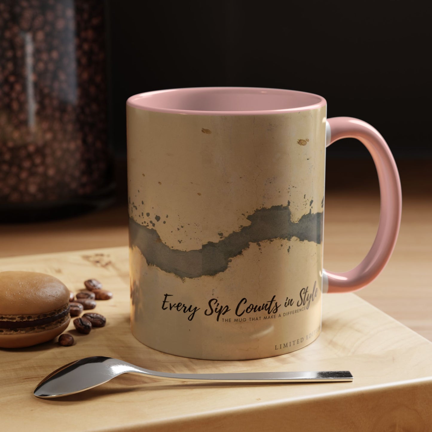 Accent Coffee Mug (11, 15oz) _ N3+ Series ACMUG PT2WW005_ Limited Edition Blend Style & Functionality by WesternWaves: