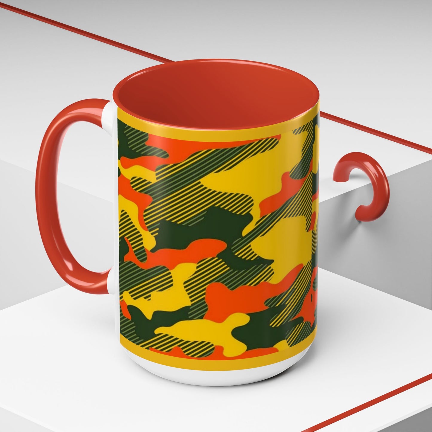Accent Coffee Mug 11oz, 15 oz_ N2 Series ACM11OZ PT2WW001_ Vibrant Limited Edition Design by WesternWawes