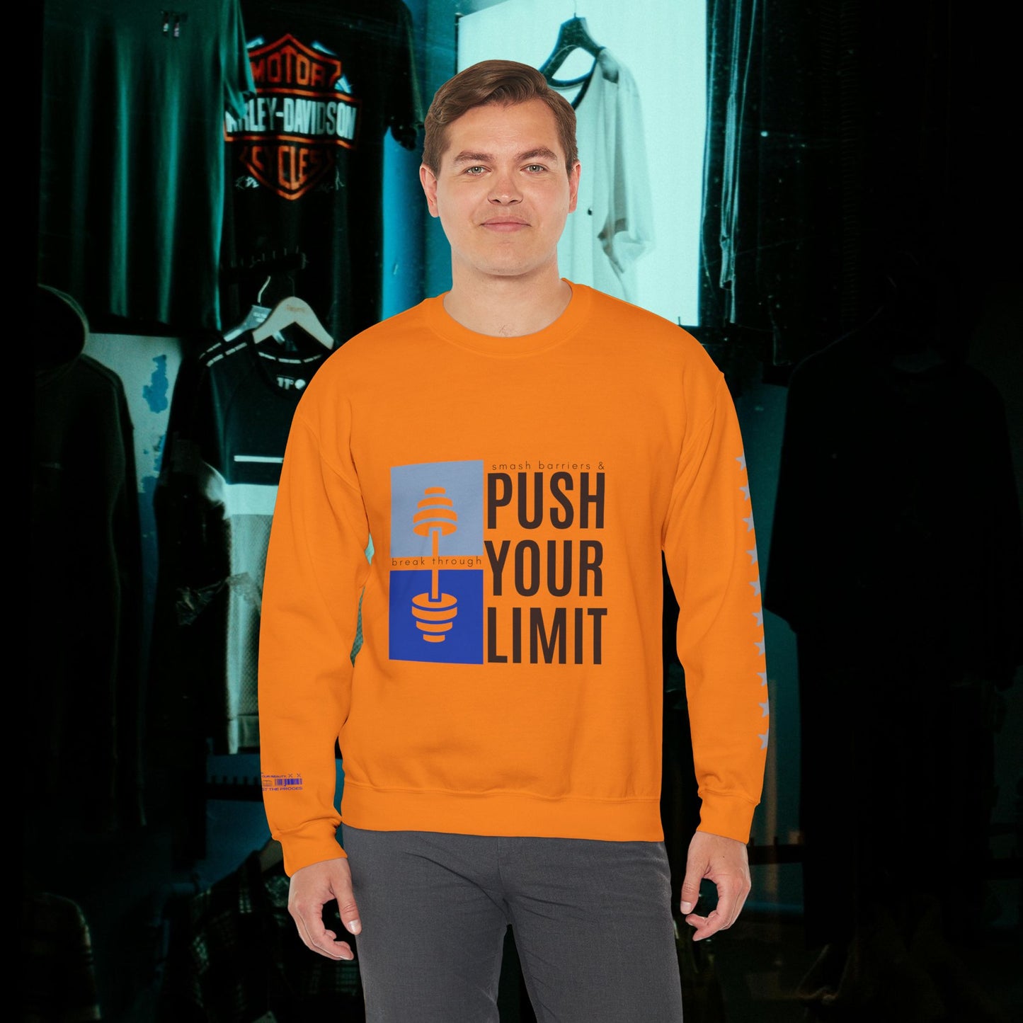 Unisex Heavy Blend™ Crewneck Sweatshirt_ N+ Series UHBCSS PT2WW027_ Limited Edition by WesternWaves: