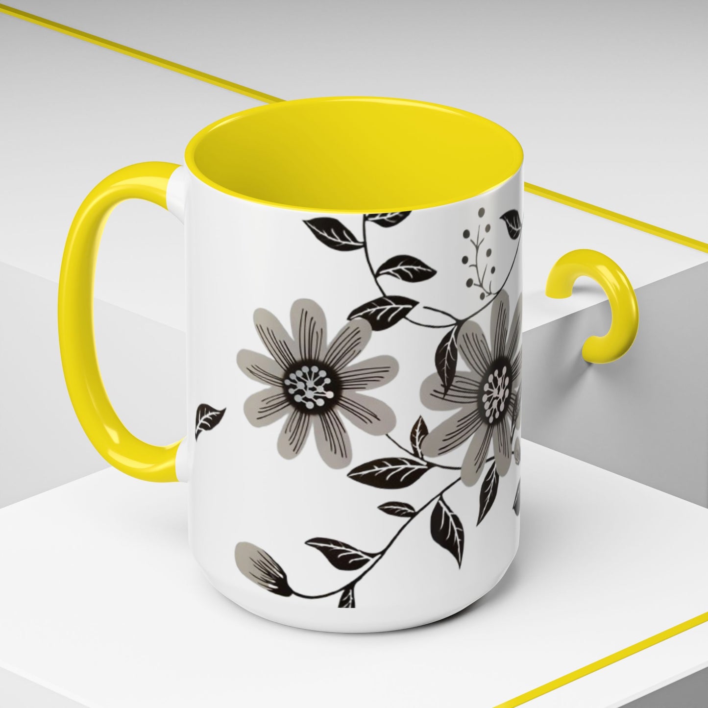 Accent Coffee Mug 11, 15oz_ N3+ Series ACM11OZ PT2WW015_ Limited Edition Perfect Blend of Style by WesternWaves: