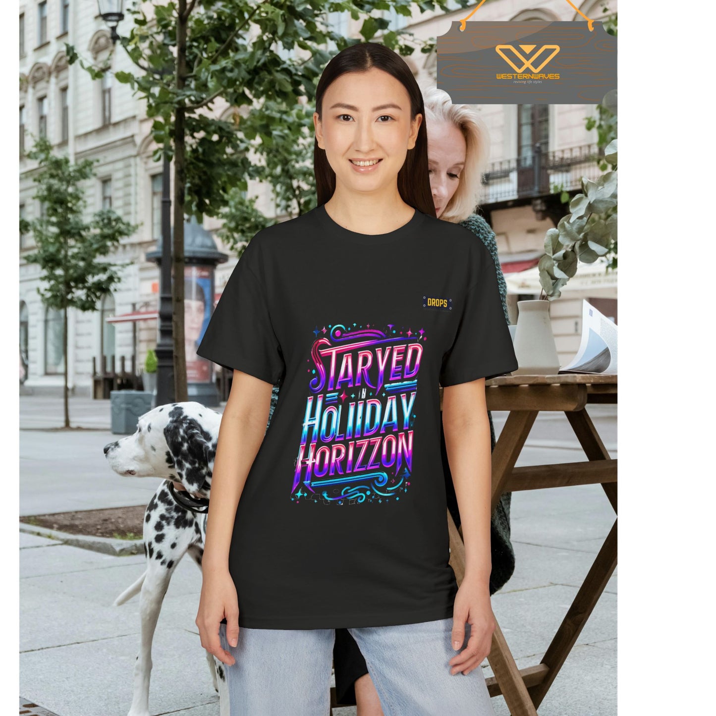 Unisex Sueded T-shirt_ 28 June 2025_ Limited Edition Summer Festivities, by WesternWaves: