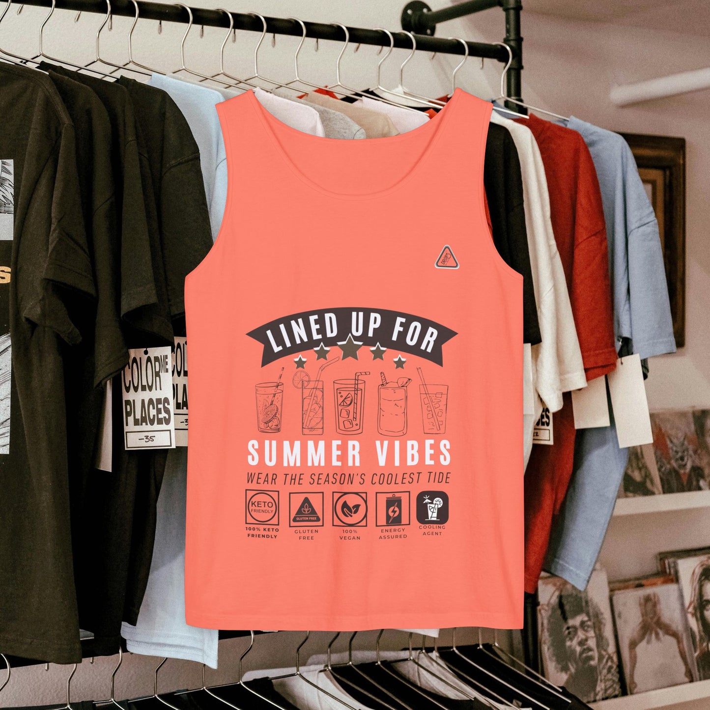 Unisex Garment-Dyed Tank Top_ Series N7* USDYEDTTOPS PT2WW001_ Limited Edition by WesternWaves:
