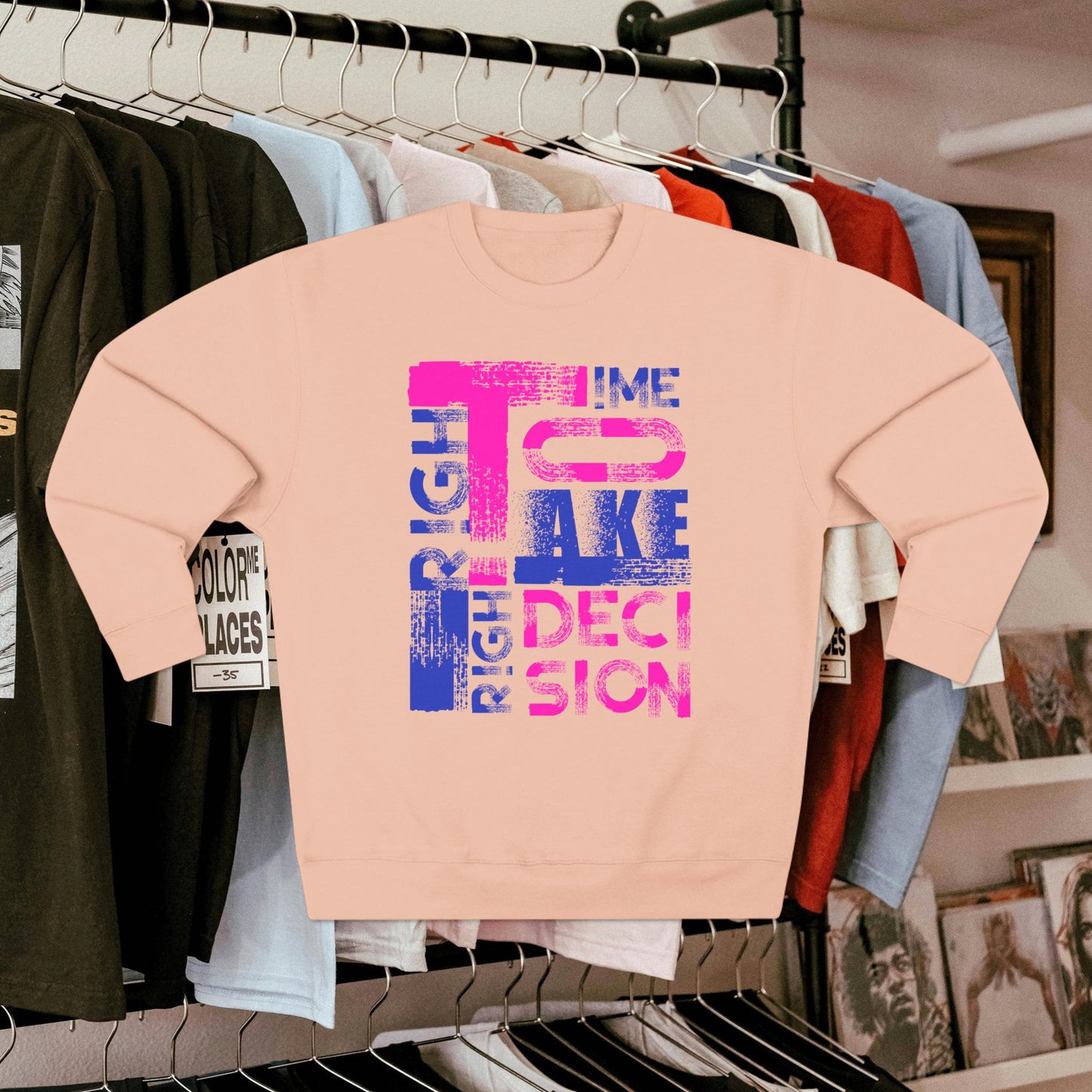 Unisex Crewneck Sweatshirt_ N3+ Series USCNSS PT2WW002_ Limited Edition Softness, Warmth & Durability by WesternWaves: