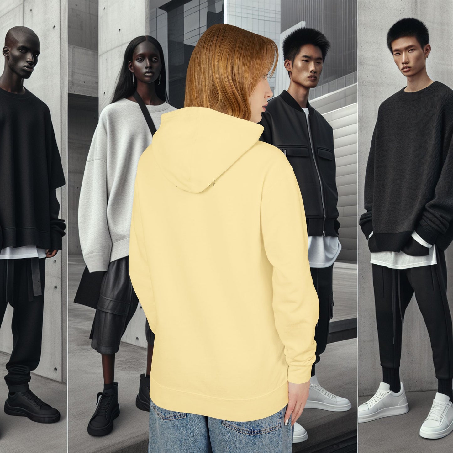 Unisex Lightweight Hooded Sweatshirt_ Series UWD 0052_ Limited Edition Streetwear Classic by WesternWaves: