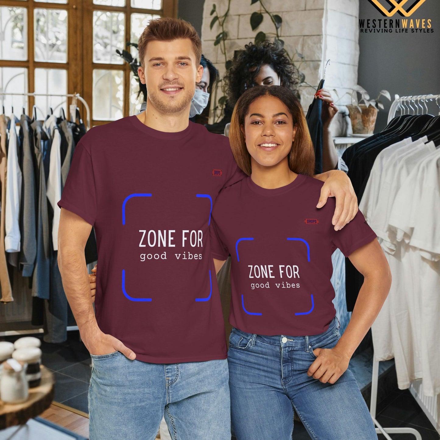 Unisex Heavy Cotton Tee_ 20 July 2025_ Limited Edition Unique Summer Wear_ by WesternWaves: