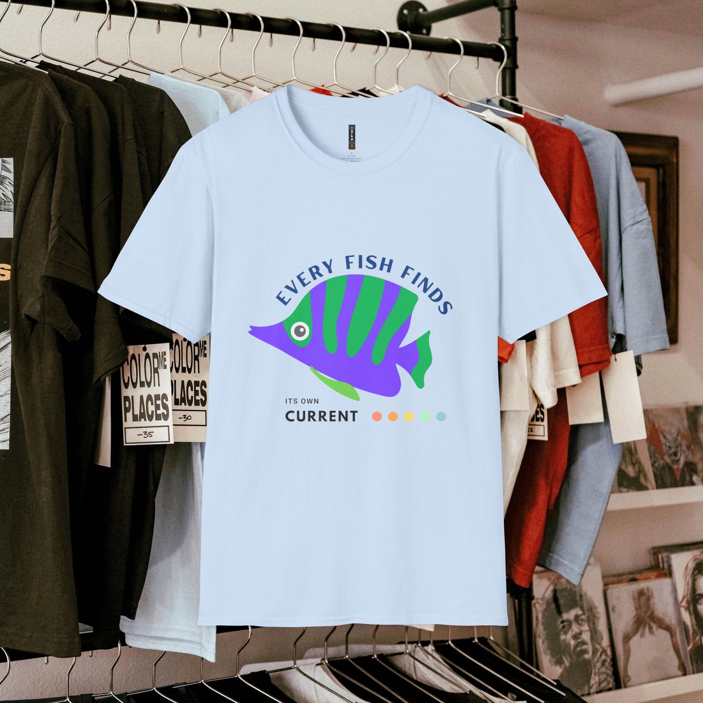 Unisex Softstyle T-Shirt_ N+ Series USSTS FT2WW009_ Limited Edition by WesternWaves: