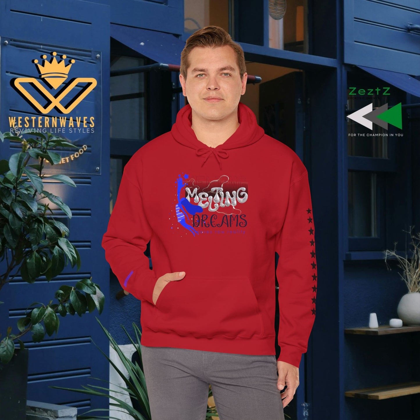 Unisex Heavy Blend™ Hooded Sweatshirt_ N3+ Series USHBHSS PT2WW006_ Limited Edition Pinnacle of Comfort & Style by WesternWaves: