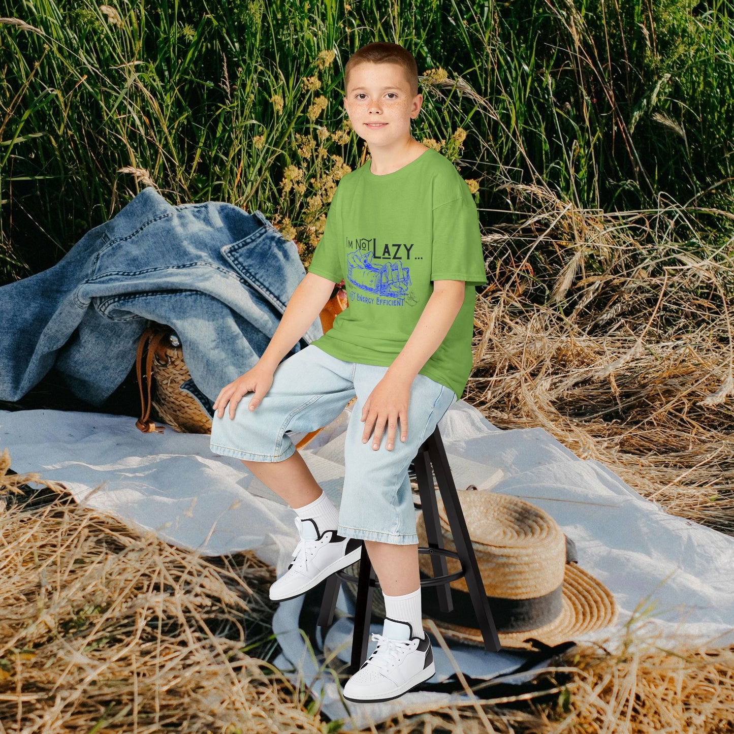 Kids Heavy Cotton™ Tee_ N2+ Series KHCT PT2WW009_ Limited Edition Durable Comfort for Every Adventure by WesternWaves: