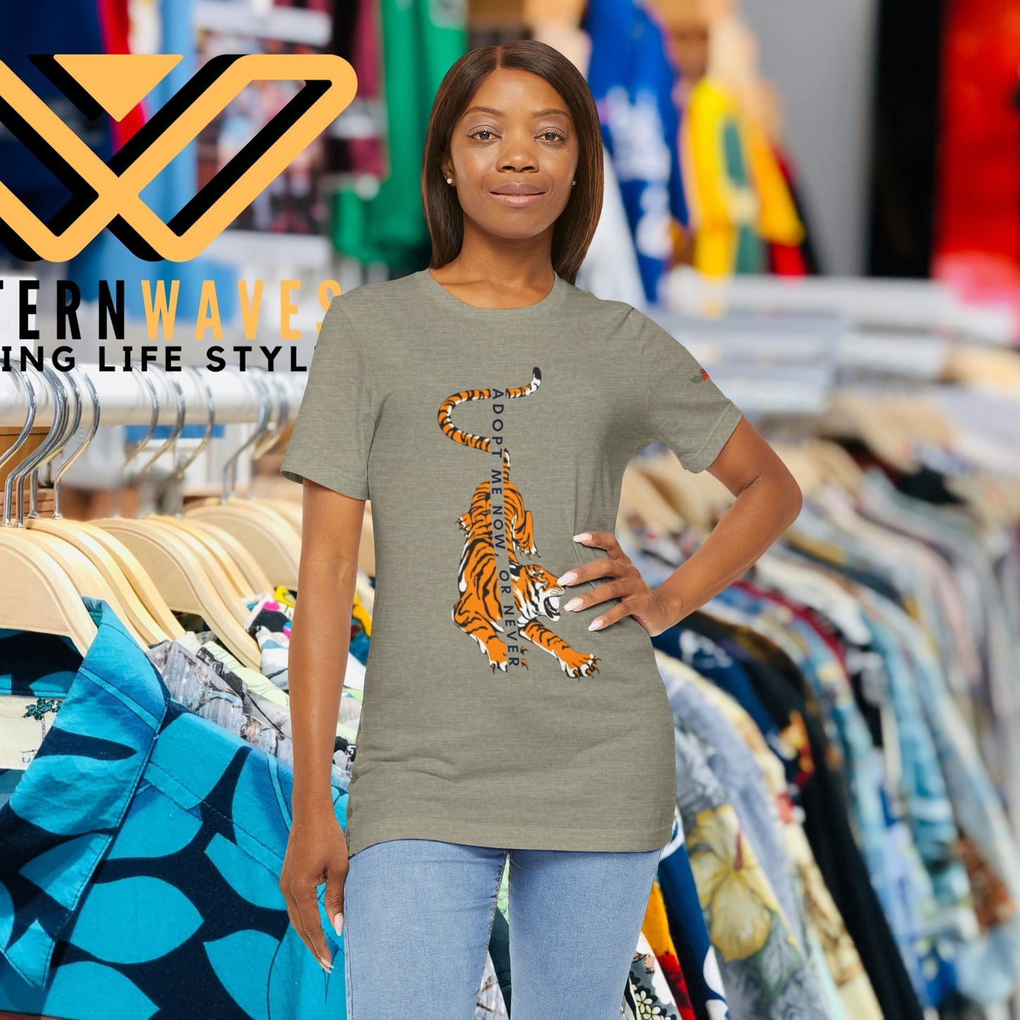 Unisex Jersey Short Sleeve Tee_ N2 Series PT2WW003_Limited Edition by WesternWaves: