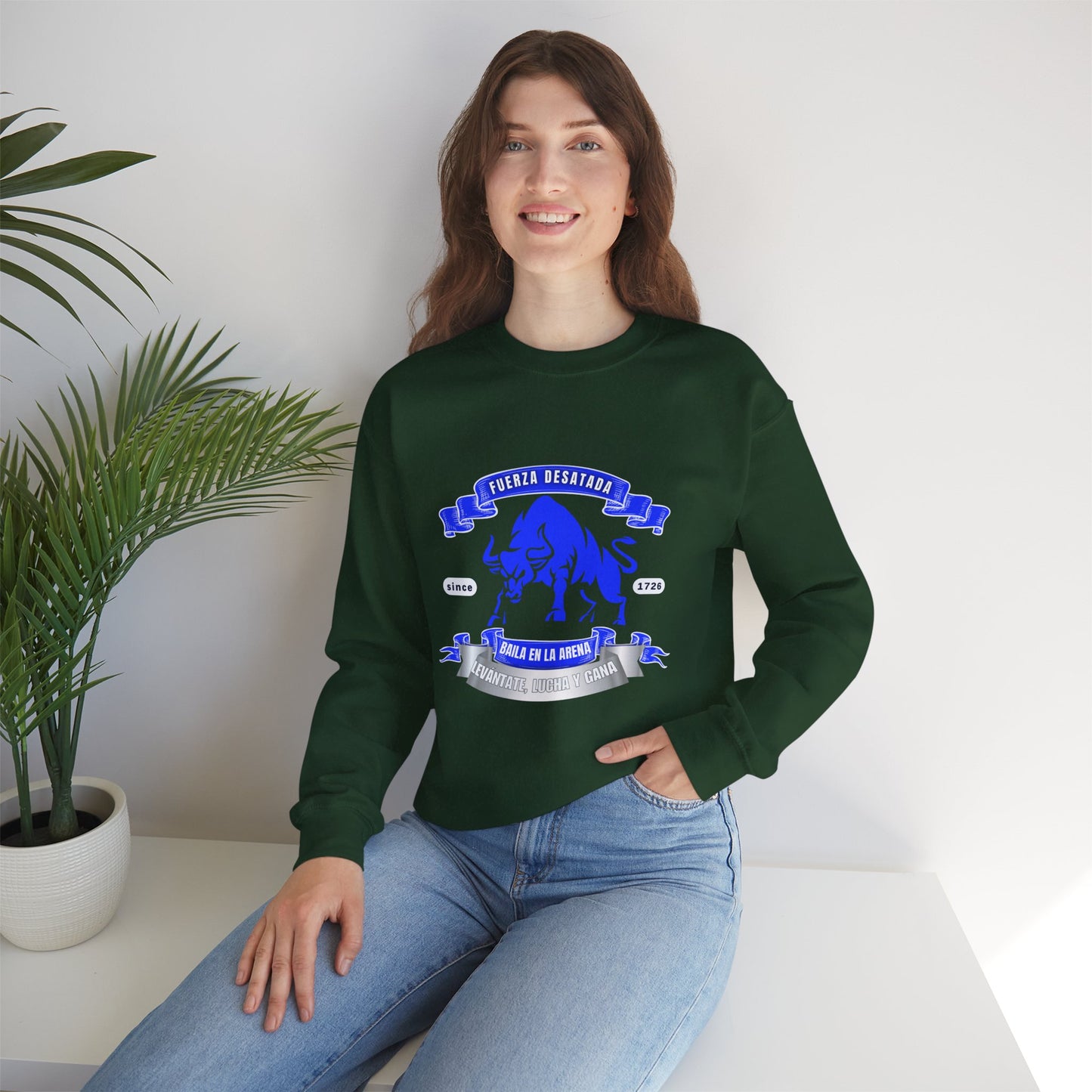 Unisex Heavy Blend™ Crewneck Sweatshirt_ N3+ Series UHBCSS PT2WW038_ Limited Edition Pure Luxury By WesternWaves: