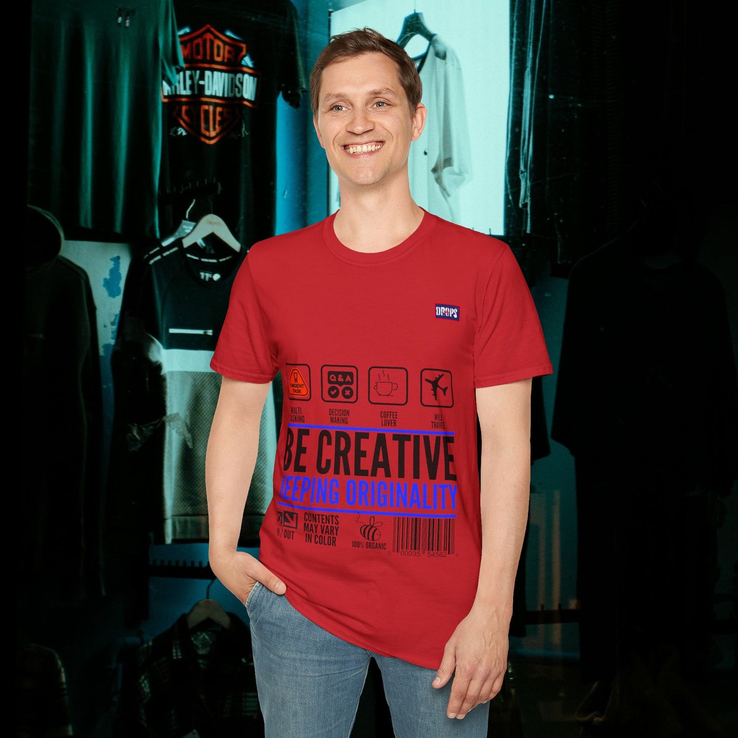 Unisex Softstyle T-Shirt_ N2+ Series USSTS FT2WW007_ Redefine Relaxation Limited Edition by WesternWaves: