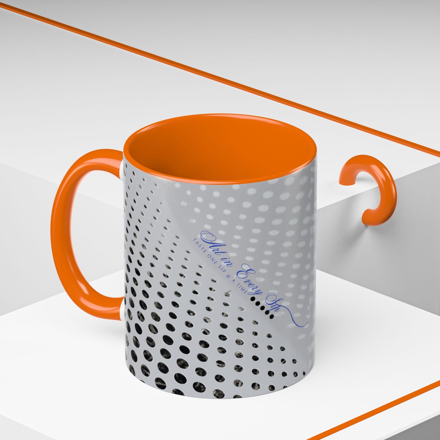 Accent Coffee Mug 11, 15oz_ N3+ Series ACM11OZ PT2WW020_ Limited Edition Perfect Blend of Style by WesternWaves: