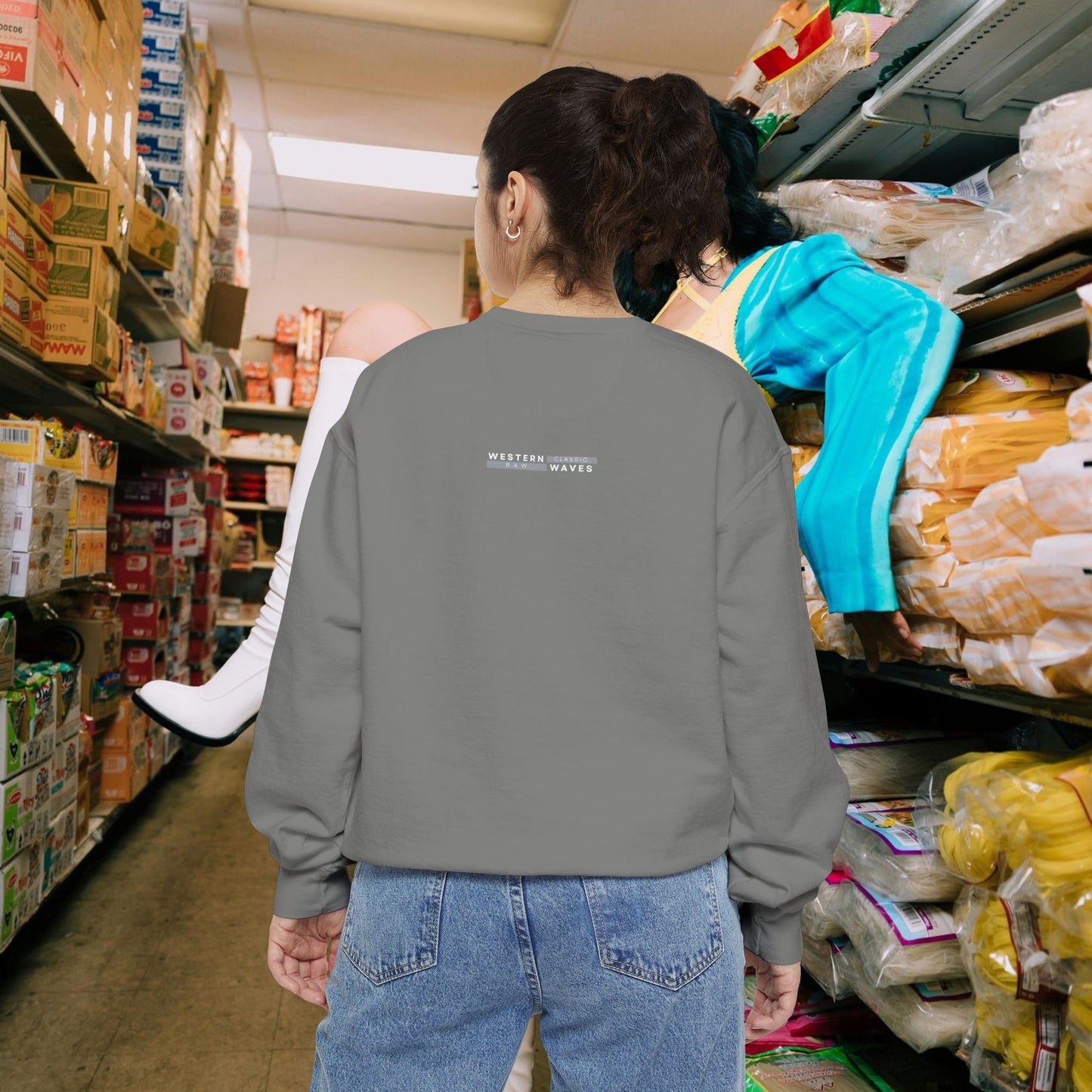 Unisex Garment-dyed Sweatshirt_ Series UWD 063_ Limited Edition Cozy Apparel for Adventurers by WesternWaves: