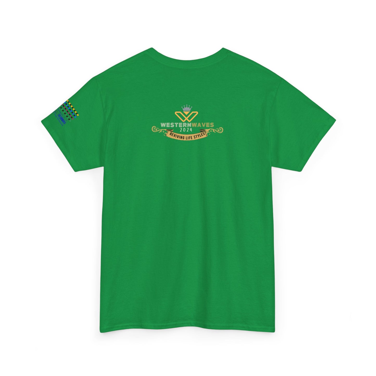 Unisex Heavy Cotton Tee_ Crafted from premium 100% cotton_ N+ Series UHCT PT2WV002_ Limited Edition by WesternWaves: