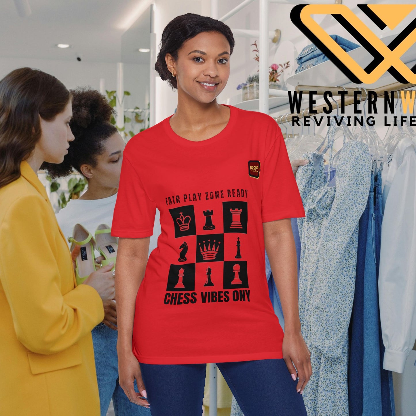 Unisex District® Re-Tee®_ N Series USDRR_ PT2WW001_ Sustainable Style by WesternWaves:
