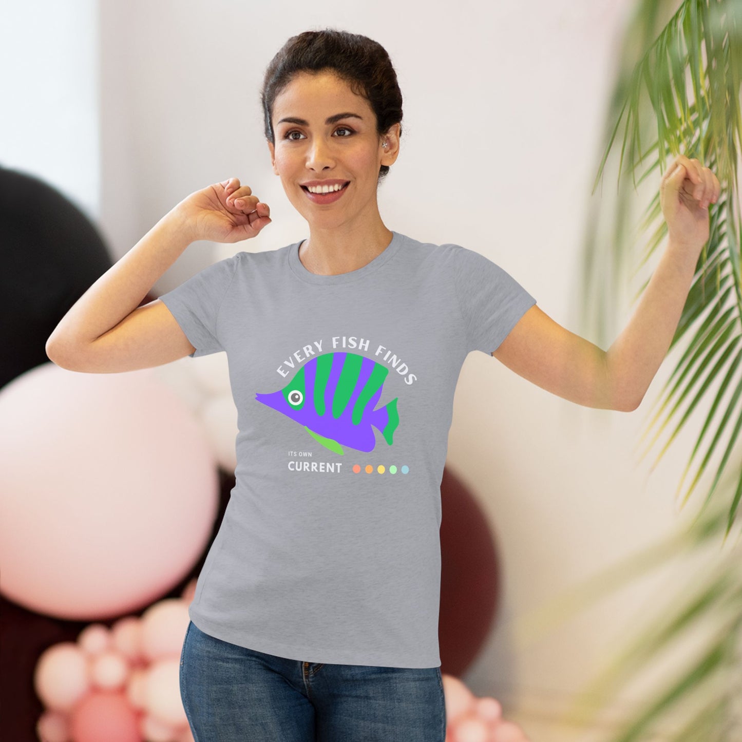 Women's Triblend Tee_ N3+ Series WTBT PT2WV002_ Limited Edition Designer Tee by SPW of WesternWaves