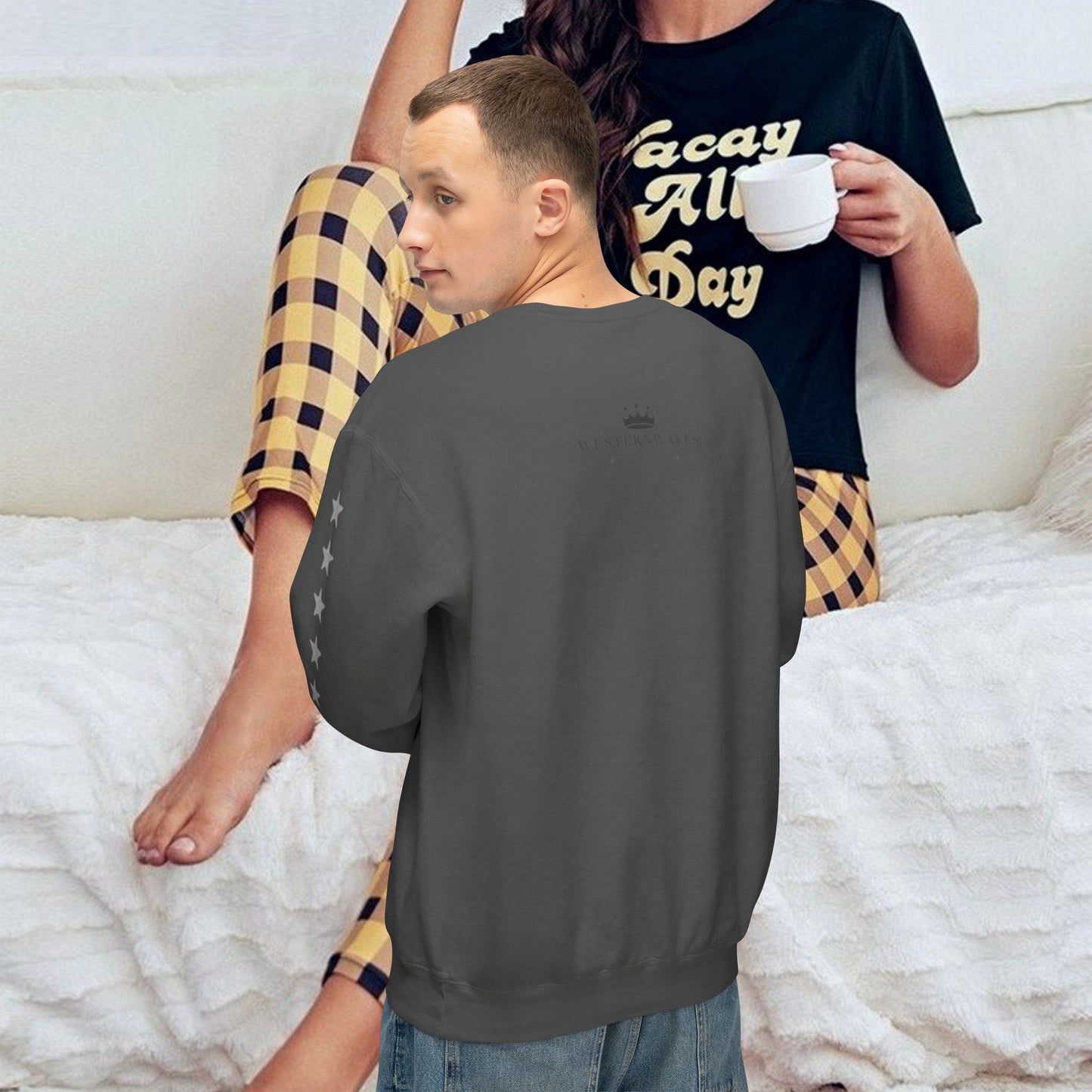 Unisex Lightweight Sweatshirt_ N7+ Series USLWSS PT2WW001_ Limited Edition by WesternWaves: