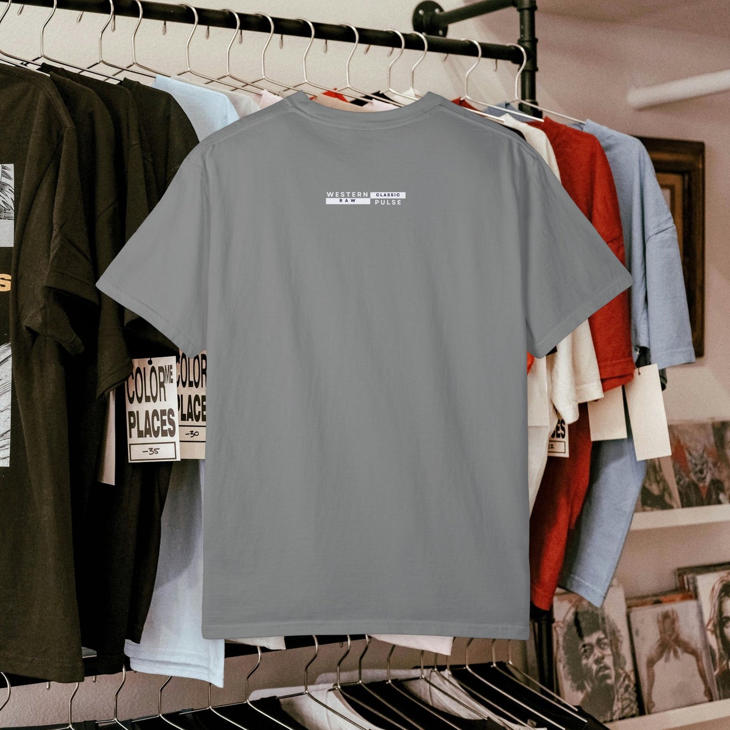 unisex garment-dyed t-shirt_ 09 July 2025_ Limited Edition Everyday Casual Wear by WesternWaves: