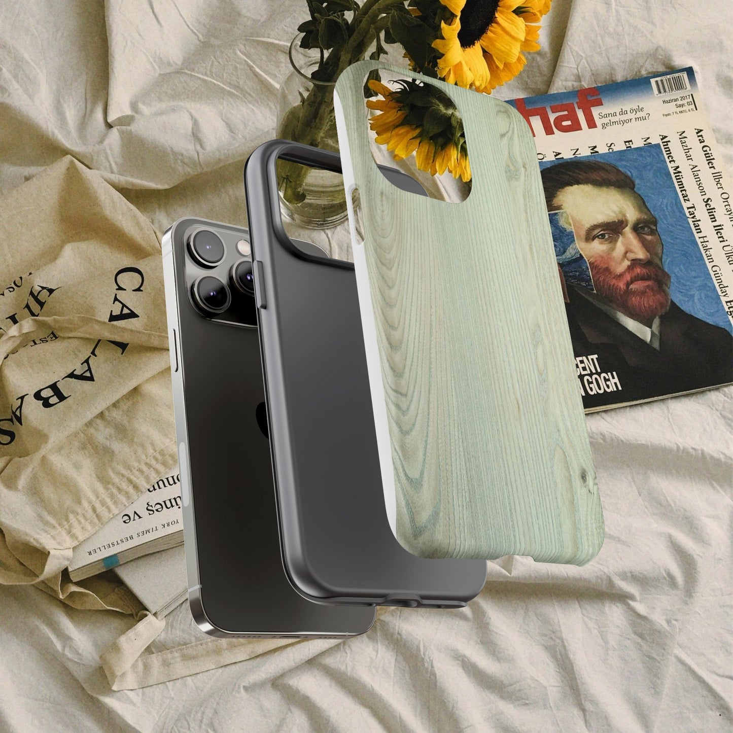 Tough Cases_ iPhone Case_ Series N8+ TCPCASE PT2WW005_ Limited Edition Wooden Grain Phone Case for iPhones by WesternWaves_