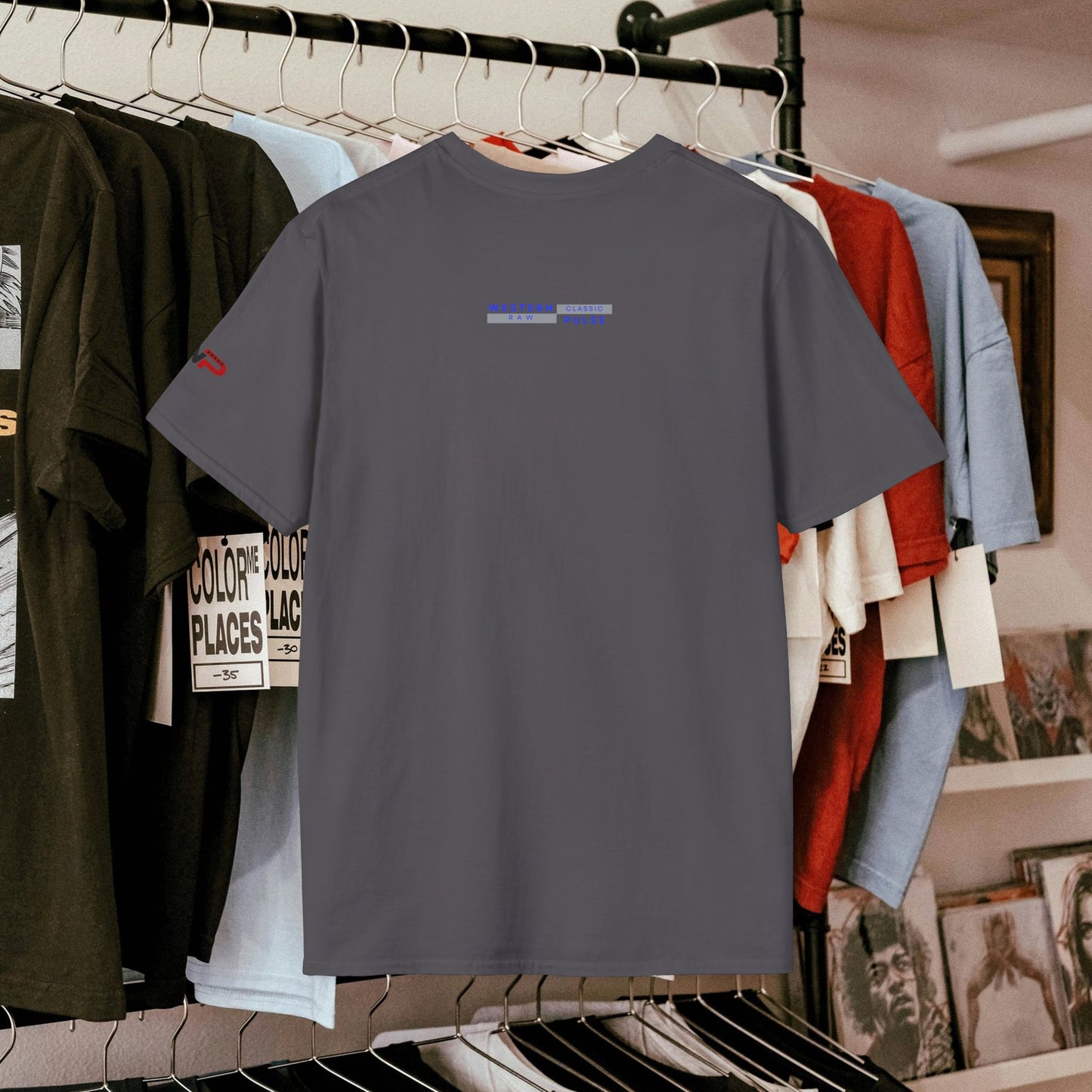 Every Line Graphic Unisex Softstyle T-Shirt | Retro Art Tee, Casual Wear, Gift for Art Lovers, Streetwear, Everyday Style