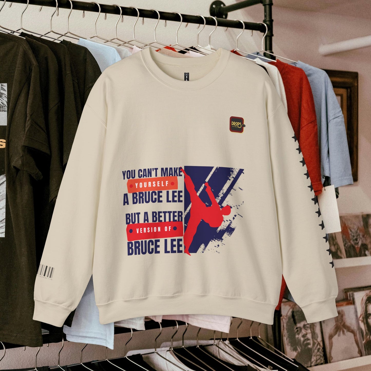 Unisex Heavy Blend™ Crewneck Sweatshirt_ N2 Sports Series UHBCSS PT2WW010_ Limited Edition ‘Zeztz’ Brand Sports Elements by WesternWaves: