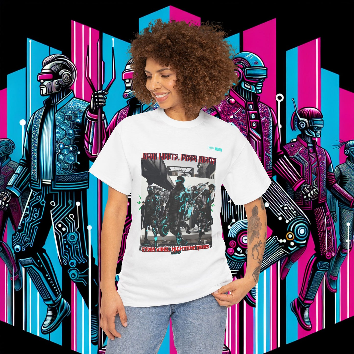 Unisex Heavy Cotton Tee_ N8+ Series USHOSTEE_ PT2WW003_ 01 Oct 2025_ Limited Edition Casual Wear by WesternWaves: