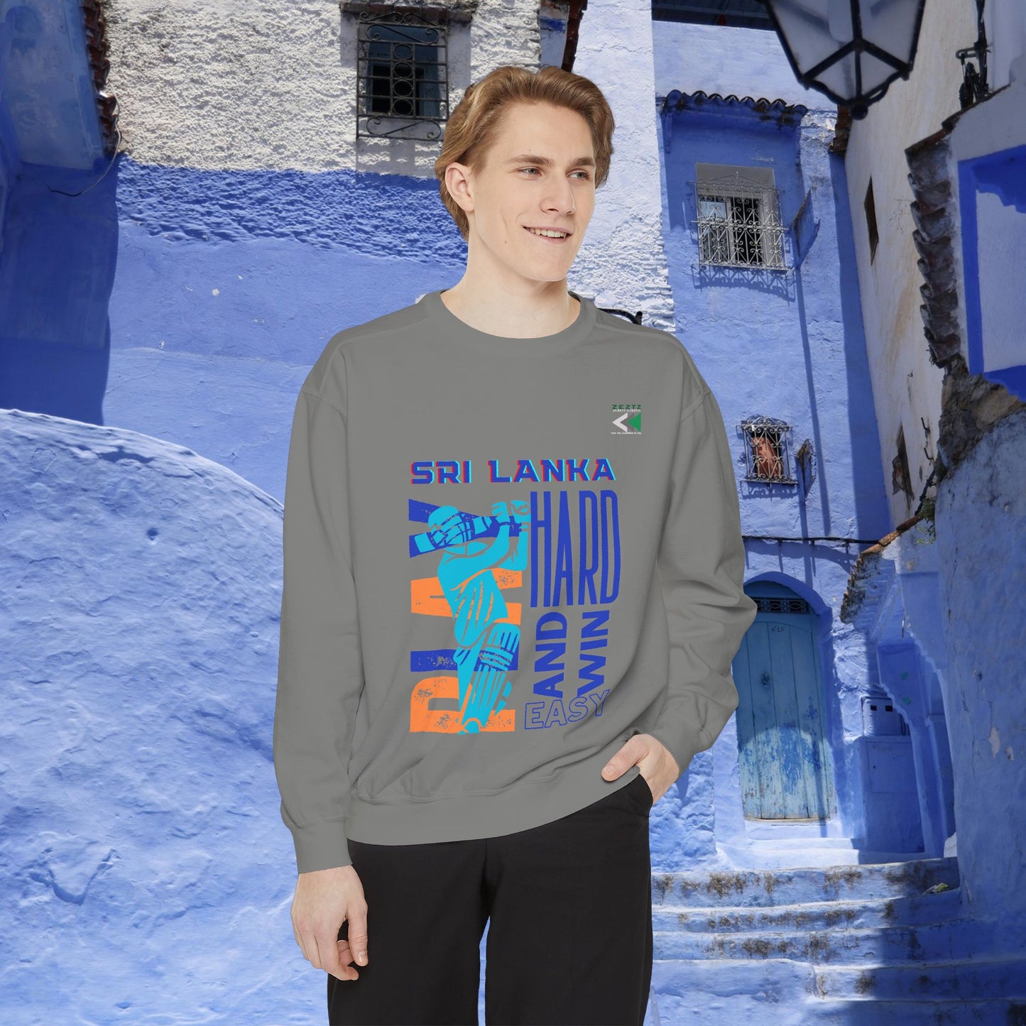 Unisex Garment-Dyed Sweatshirt_ N2 Series USGDSS PT2WW001_ Limited Edition Masterpiece of ‘ZeztZ’ Sports Brand Luxury & Casual Comfort by WesternWaves:
