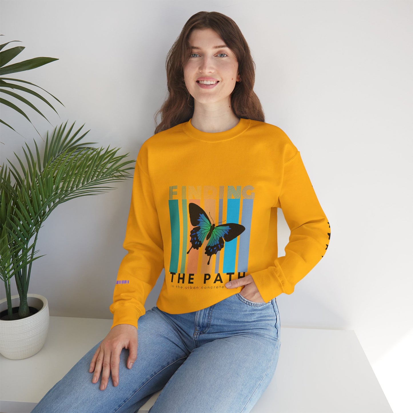 Unisex Heavy Blend™ Crewneck Sweatshirt_ N2+ Series UHBCSS PT2WW017_ Limited Edition Pure Luxury By WesternWaves: