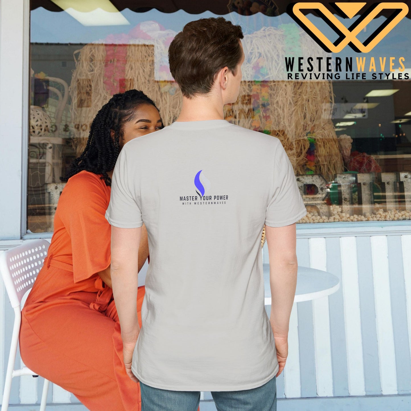 Unisex Softstyle T-Shirt_ N2+ Series USSTS FT2WW003_ Redefines Relaxation Limited Edition by WesternWaves: