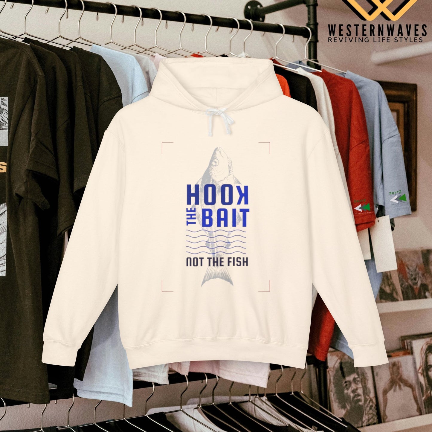 Unisex Lightweight Hooded Sweatshirt – N2+ Series USLWHSS PT2WW018_ Limited Edition Crafted Comfort by WesternWaves: