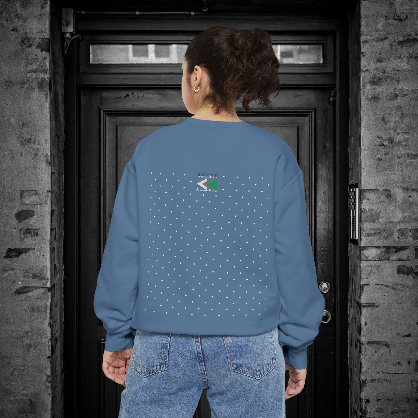 Unisex Garment-Dyed Sweatshirt_ N2 Series USGDSS PT2WW001_ Limited Edition Masterpiece of ‘ZeztZ’ Sports Brand Luxury & Casual Comfort by WesternWaves: