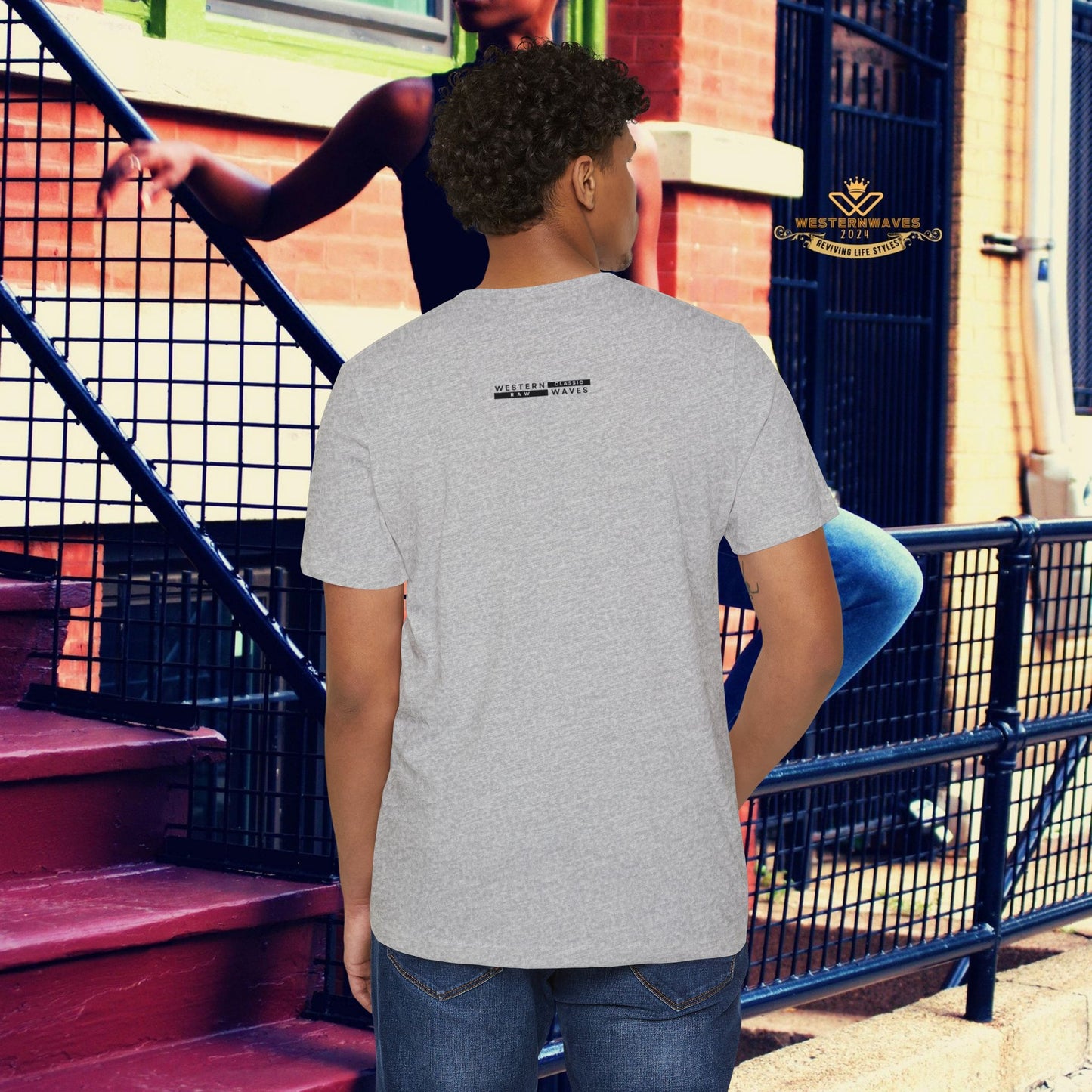 Eco-Friendly Unisex T-Shirt_ N7* Series ECOFUSTS PT2WW001_ Limited Edition Eco-Friendly T-Shirt by WesternWaves: