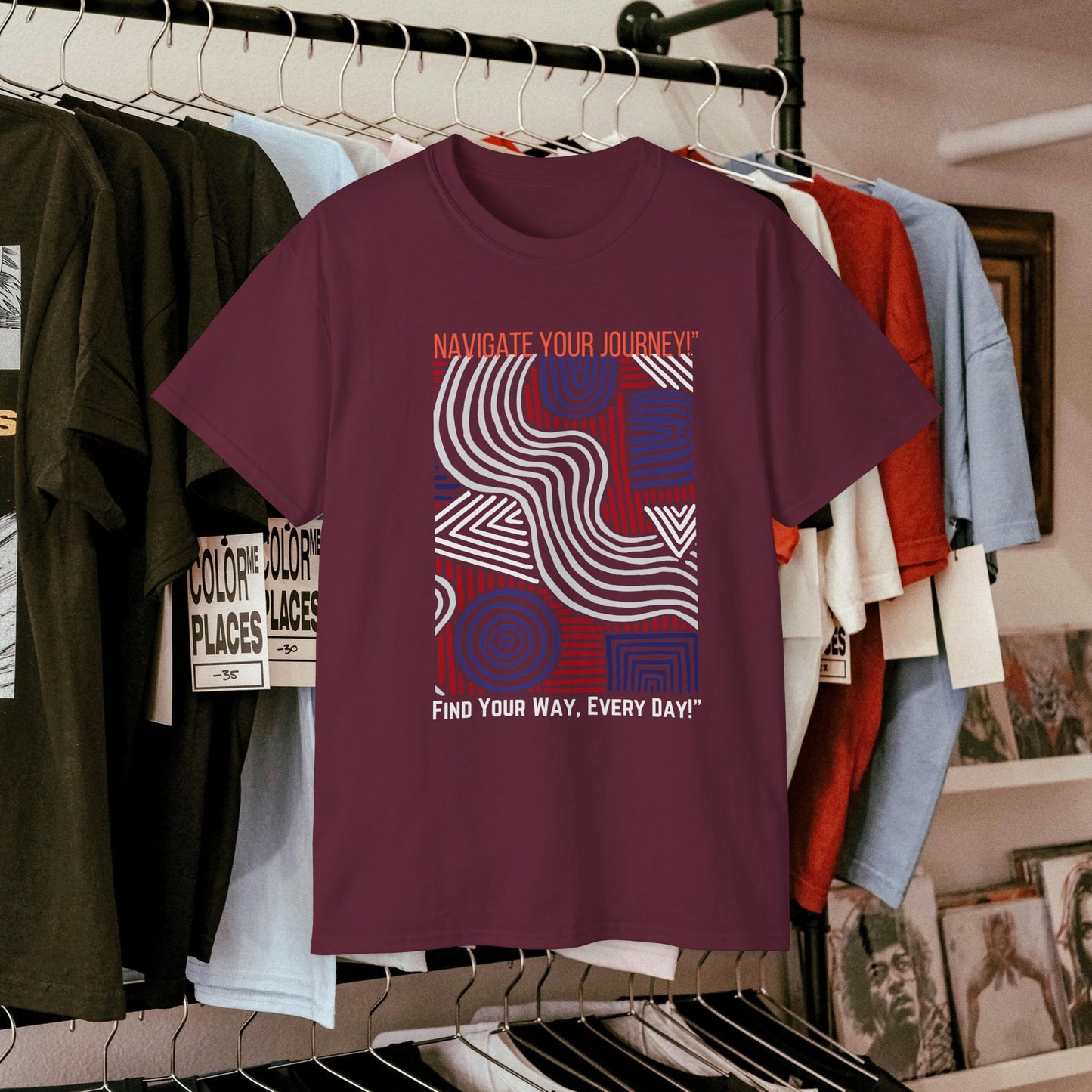 Unisex Ultra Cotton Tee_ Classic Comfort Unleashed_ N2+ Series USUCTEE PT2WW005_ Limited Edition Maximum Comfort & Style by WesternWaves: