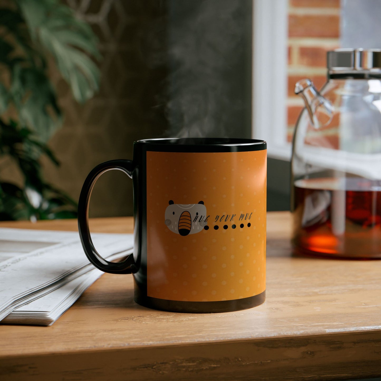 Black Mug (11oz, 15oz) _Back to School Series_ CBM PT2WW002_ Limited Edition Statement Piece by WesternWaves: