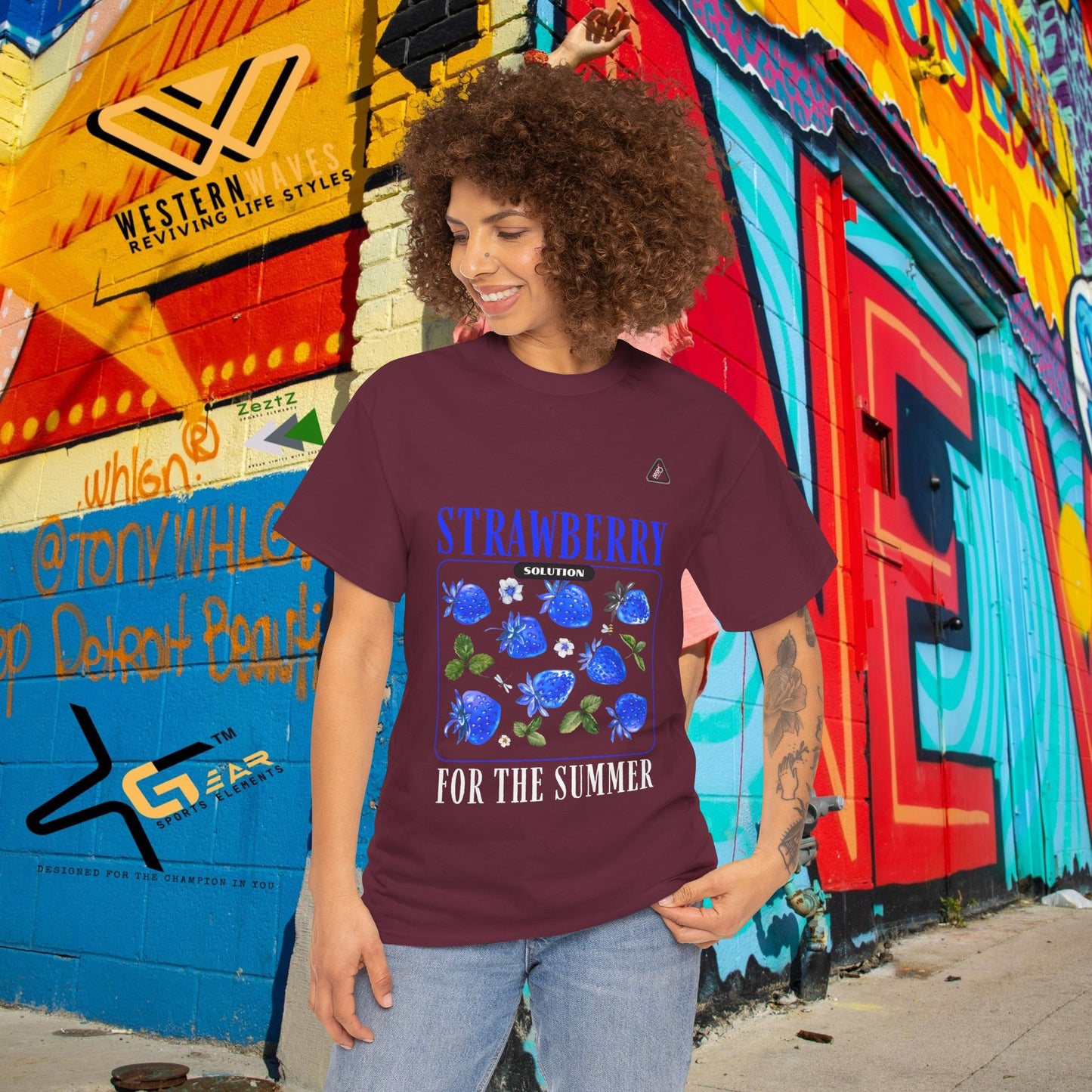 Unisex Heavy Cotton Tee_ N6* Series USHCTEE PT2WW004_ Limited Edition by WesternWaves_