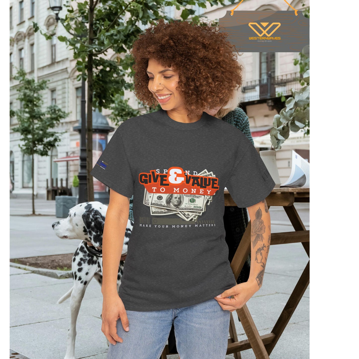 Unisex Heavy Cotton Tee_ Crafted from premium 100% cotton_ N3+ Series UHCT PT2WW013_ Limited Edition Maximum Comfort by WesternWaves: