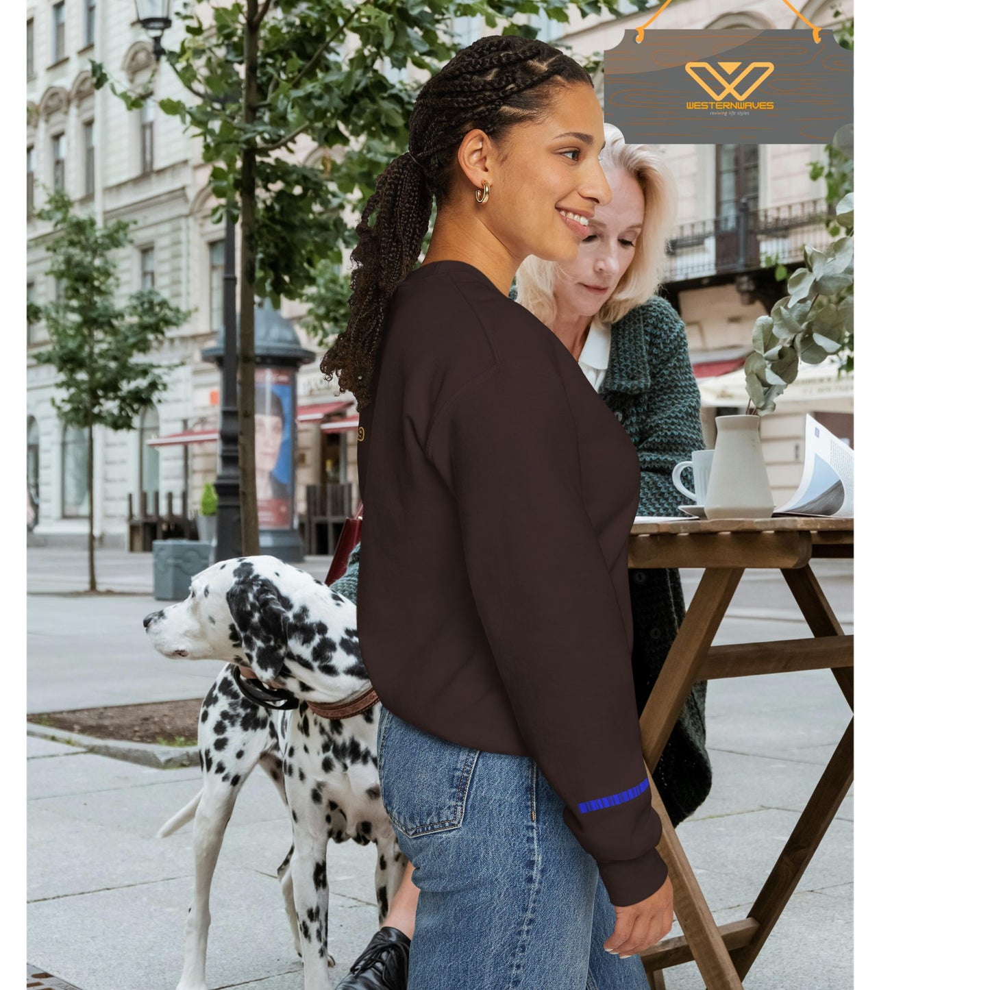 Unisex Heavy Blend™ Crewneck Sweatshirt_ N3+ Series UHBCSS PT2WW005_ Limited Edition Pure Luxury By WesternWaves: