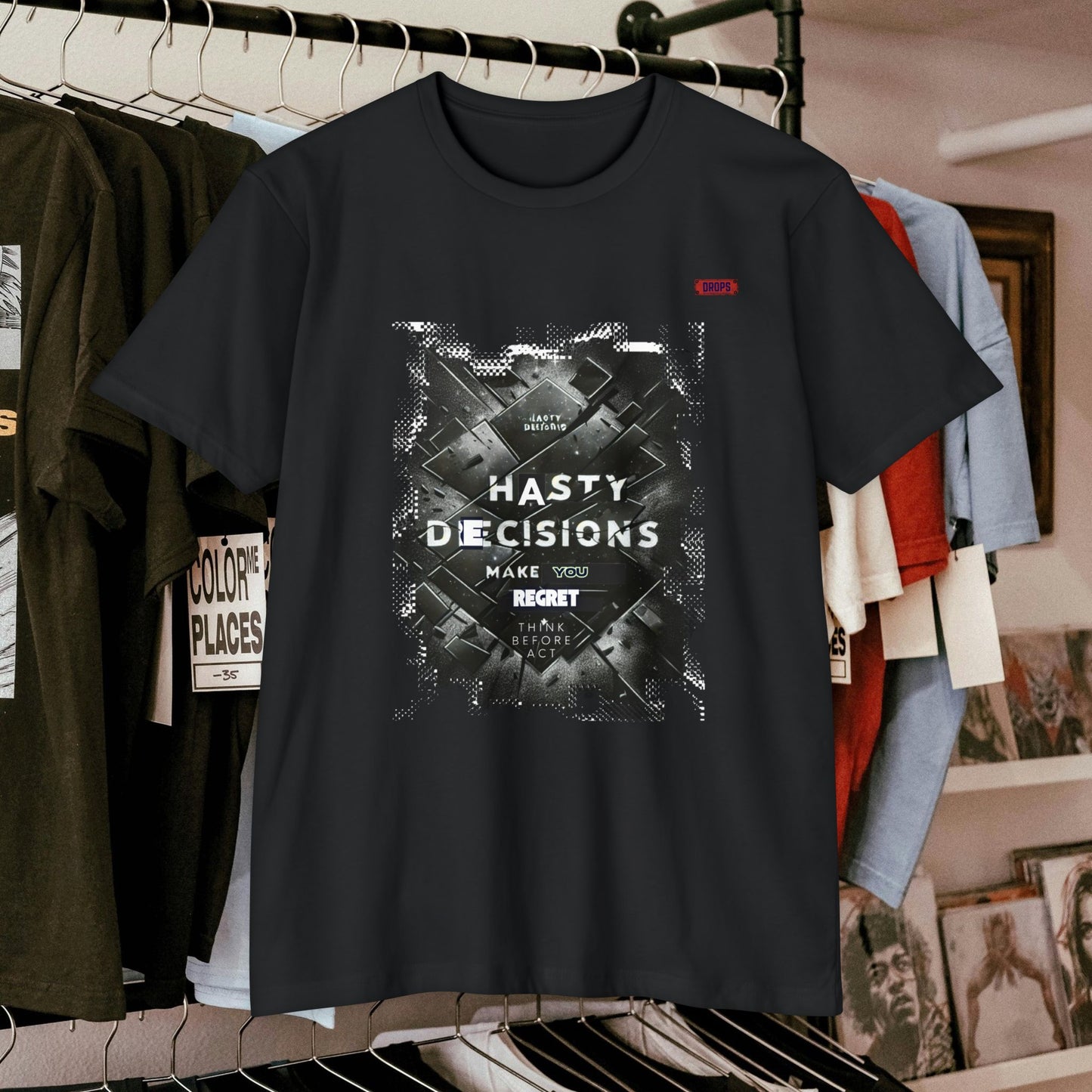 Unisex CVC Jersey T-shirt_ N8+ Series USCVCJTS PT2WW001_ Limited Edition CVC T-shirt by WesternWaves: