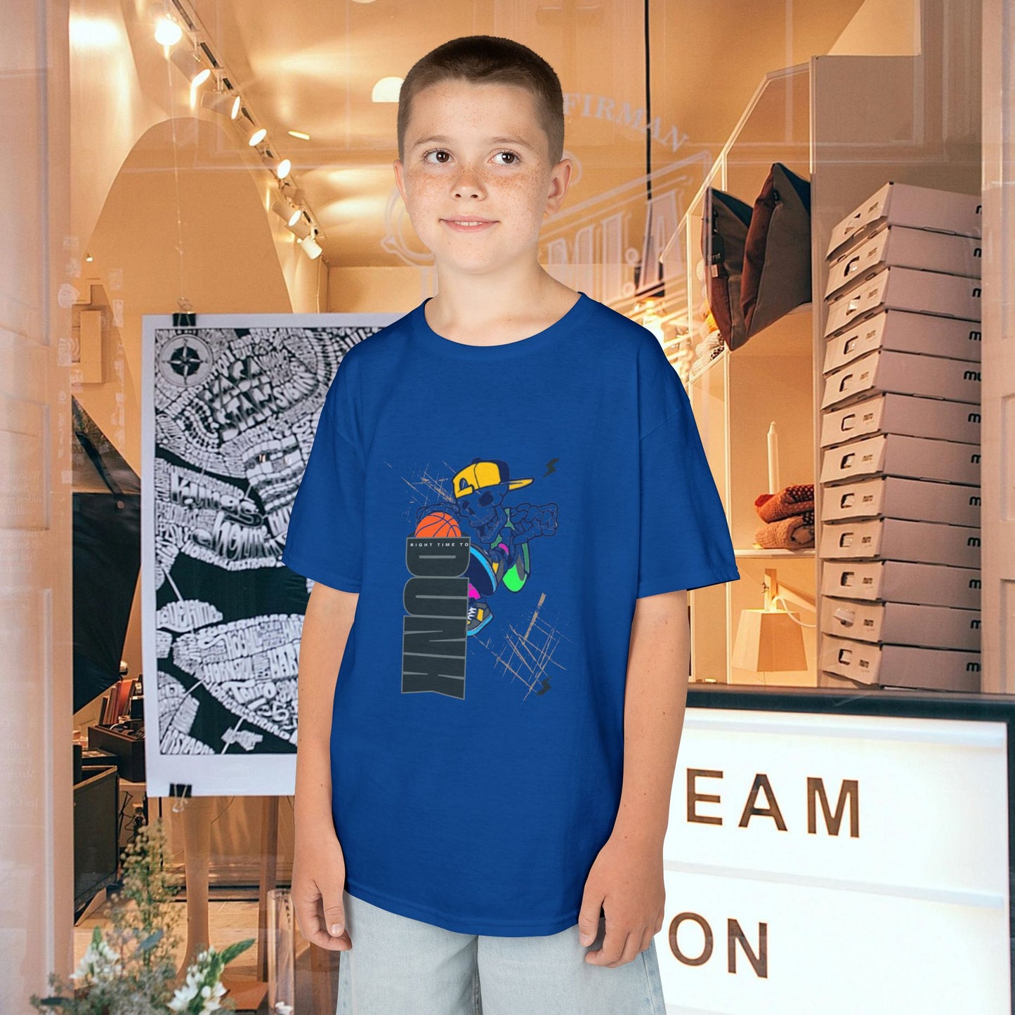 Kids Heavy Cotton™ Tee_ N2+ Series KHCT PT2WW008_ Limited Edition Durable Comfort for Every Adventure by WesternWaves: