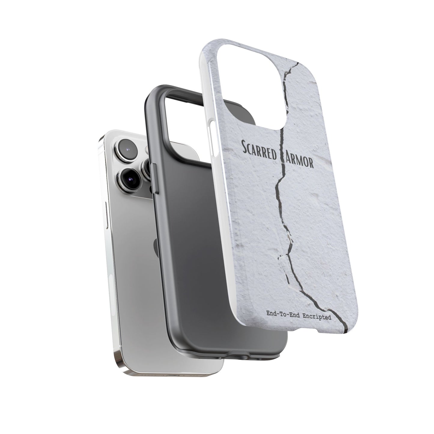 Tough iPhone Cases Phone Case_ Series N8+ TCPCASE PT2WW001_ Limited Edition Scarred Armor Design iPhone Cases by WesternWaves:
