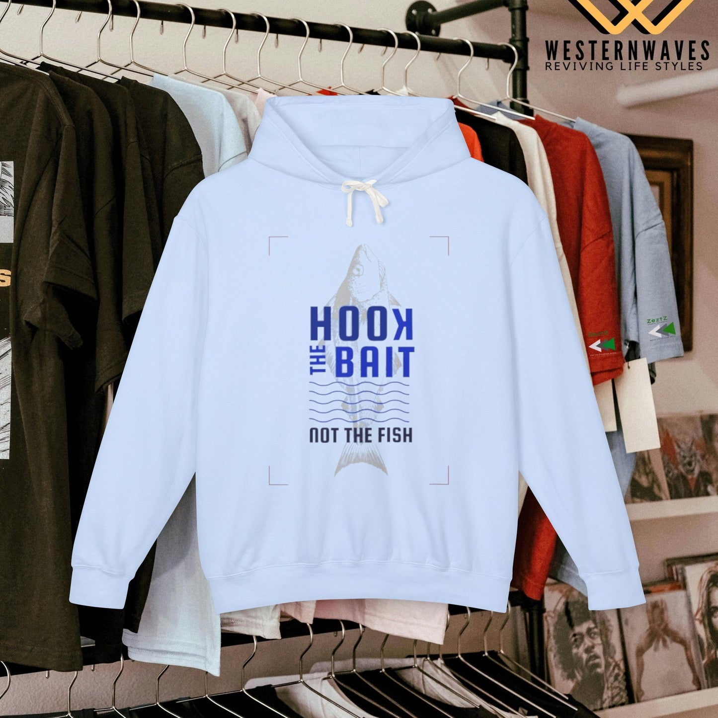 Unisex Lightweight Hooded Sweatshirt – N2+ Series USLWHSS PT2WW018_ Limited Edition Crafted Comfort by WesternWaves: