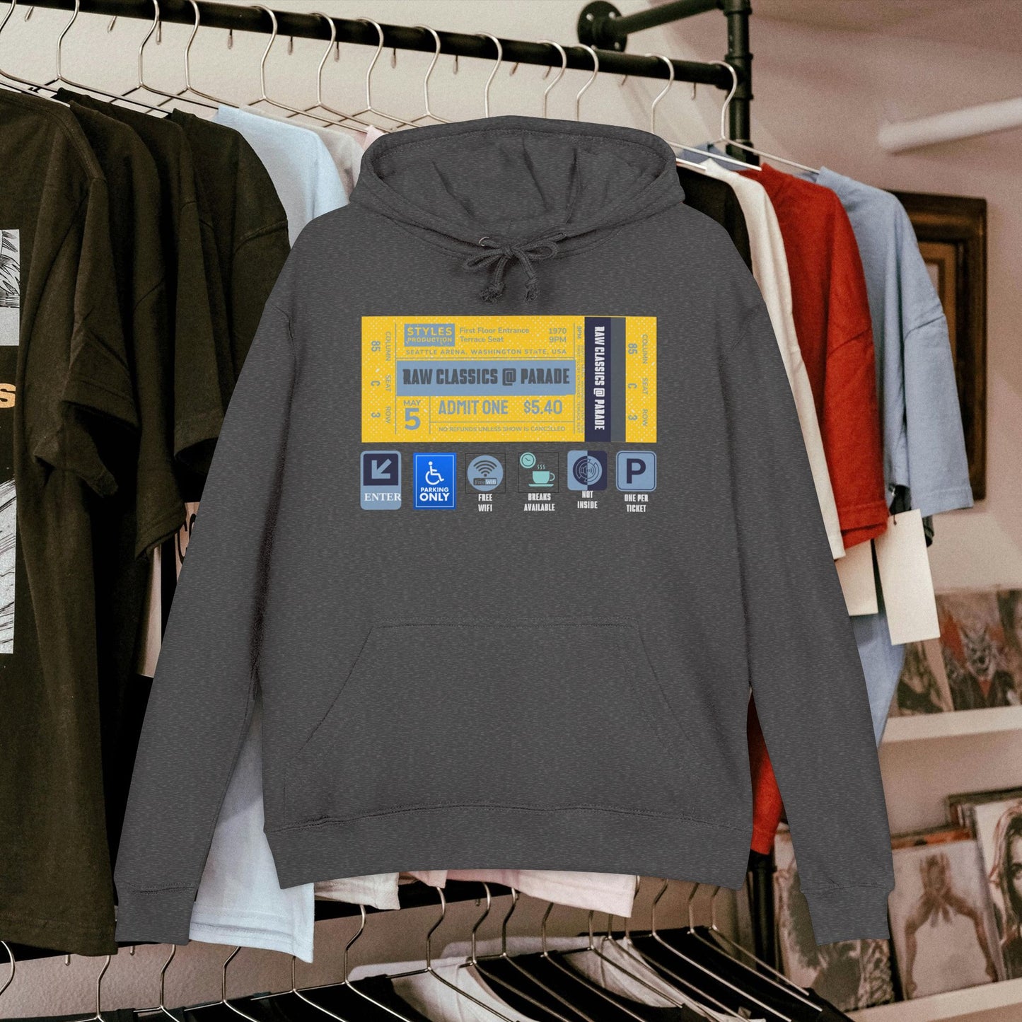 Unisex French Terry Hoodie_ 24 June 2025_ Limited Edition Stylish Fashion by WesternWaves: