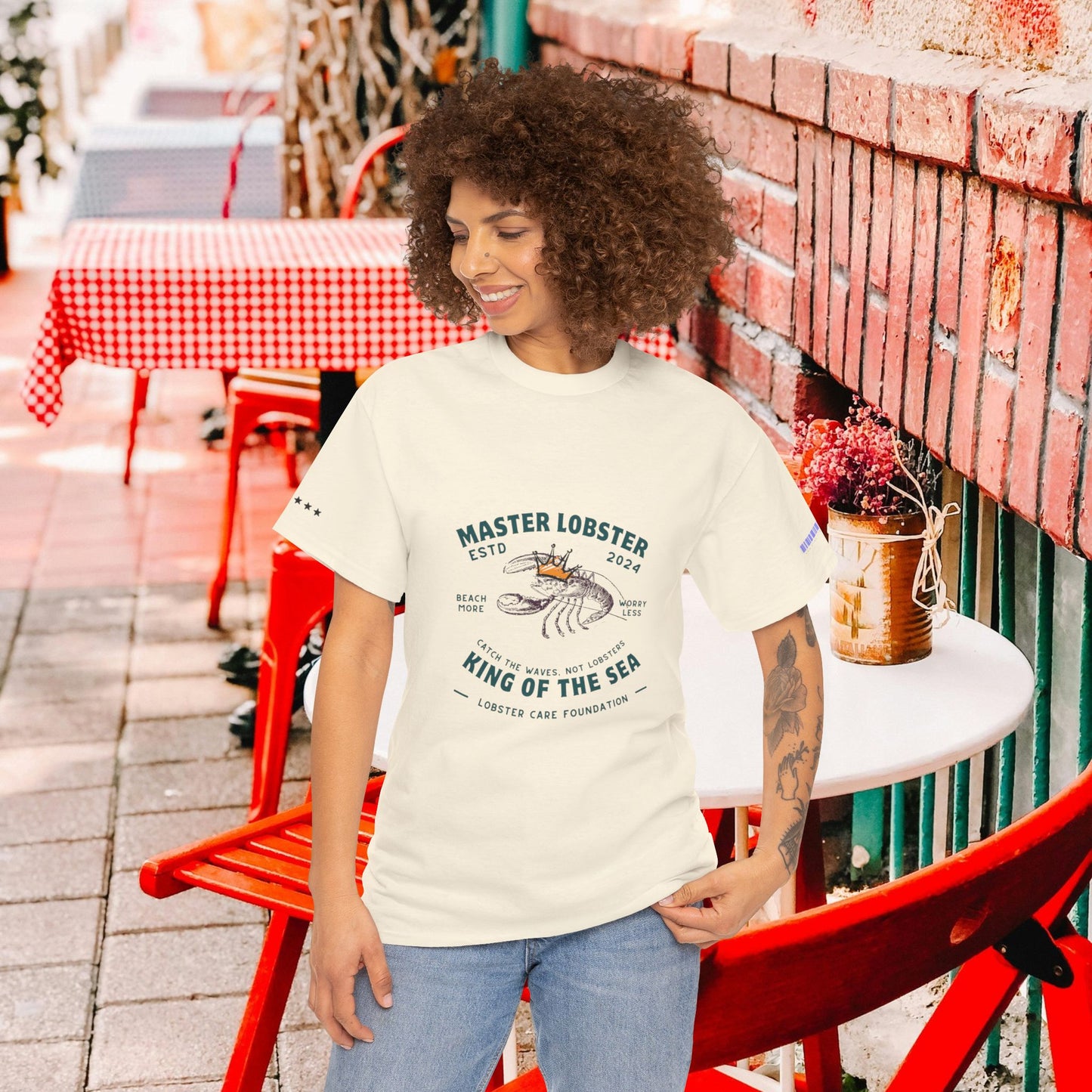 Unisex Heavy Cotton Tee_ Crafted from premium 100% cotton_ N2+ Series UHCT PT2WW007_ Limited Edition Maximum Comfort by WesternWaves: