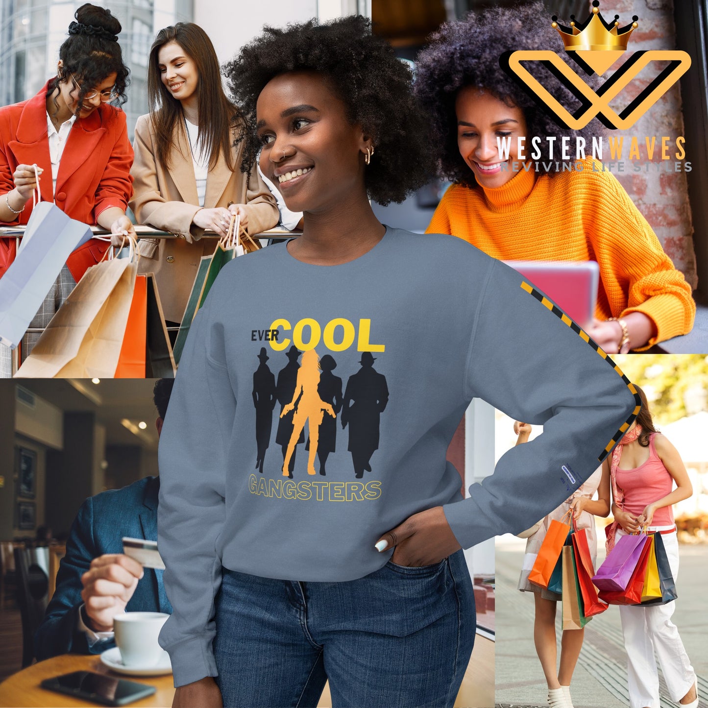 Unisex Lightweight Crewneck Sweatshirt_ N+ Series ULWCSS PT2WW002_Limited Edition