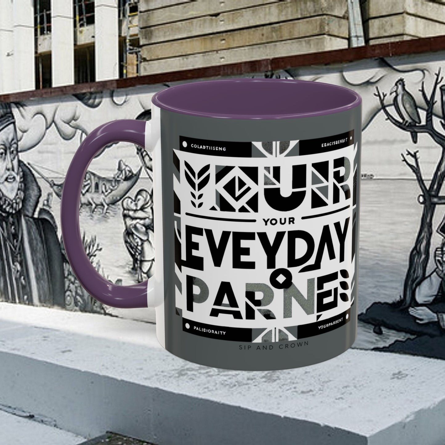 Accent Coffee Mug 11oz _ N3* Series ACM11OZ PT2WW021_ Limited Edition Perfect Blend of Style by WesternWaves: