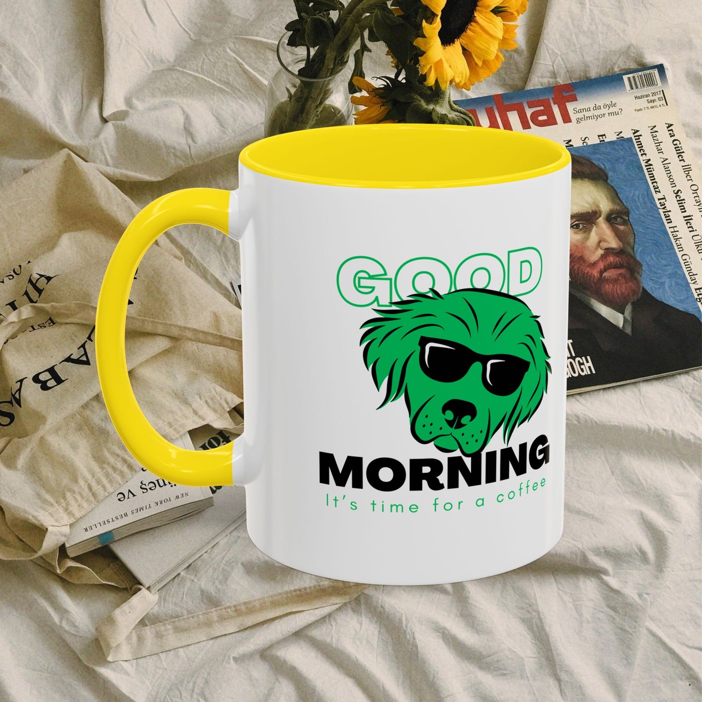 Accent Coffee Mug (11, 15oz)_ N+ Series ACMUG PT2WW012_ Limited Edition Mug by WesternWaves
