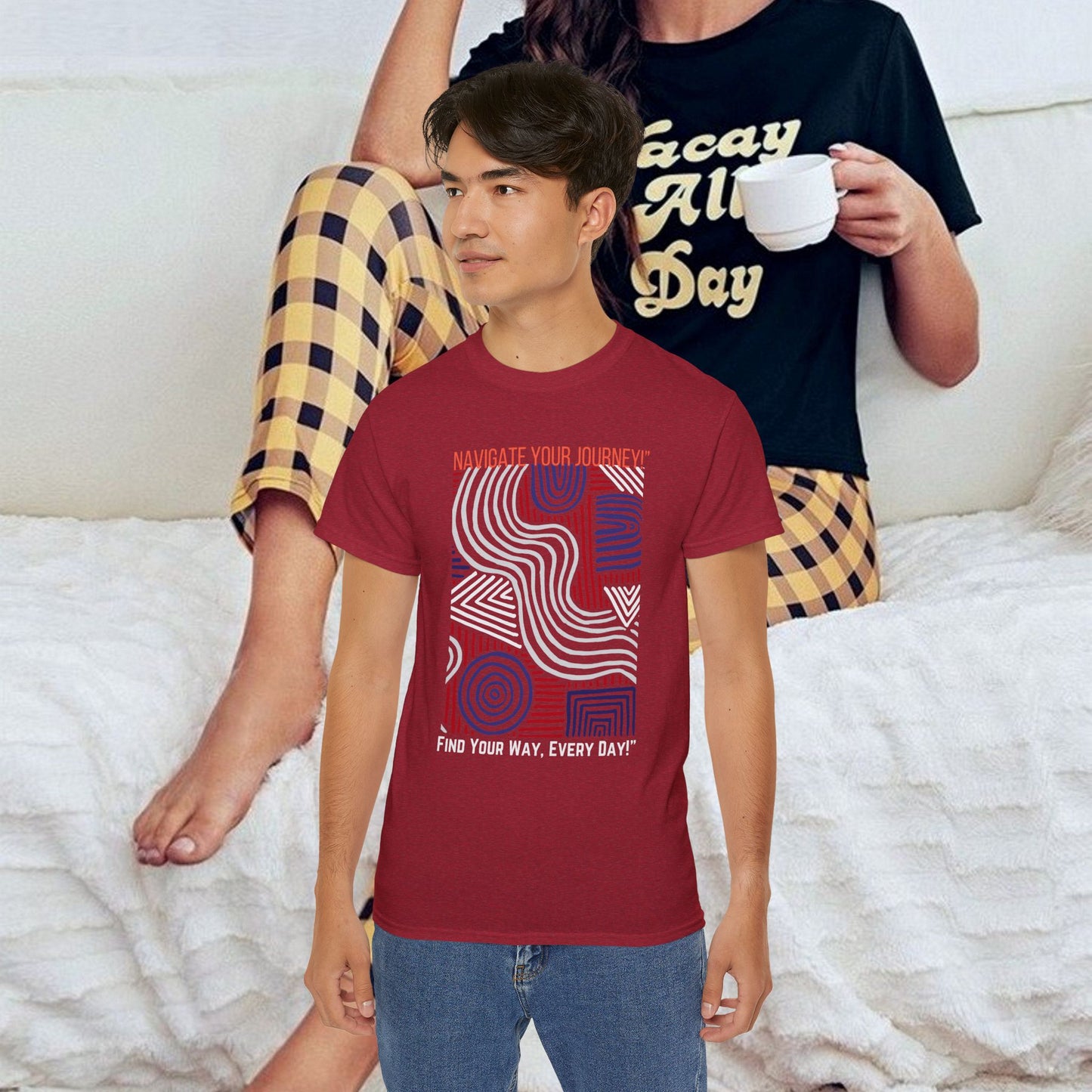 Unisex Ultra Cotton Tee_ Classic Comfort Unleashed_ N2+ Series USUCTEE PT2WW005_ Limited Edition Maximum Comfort & Style by WesternWaves: