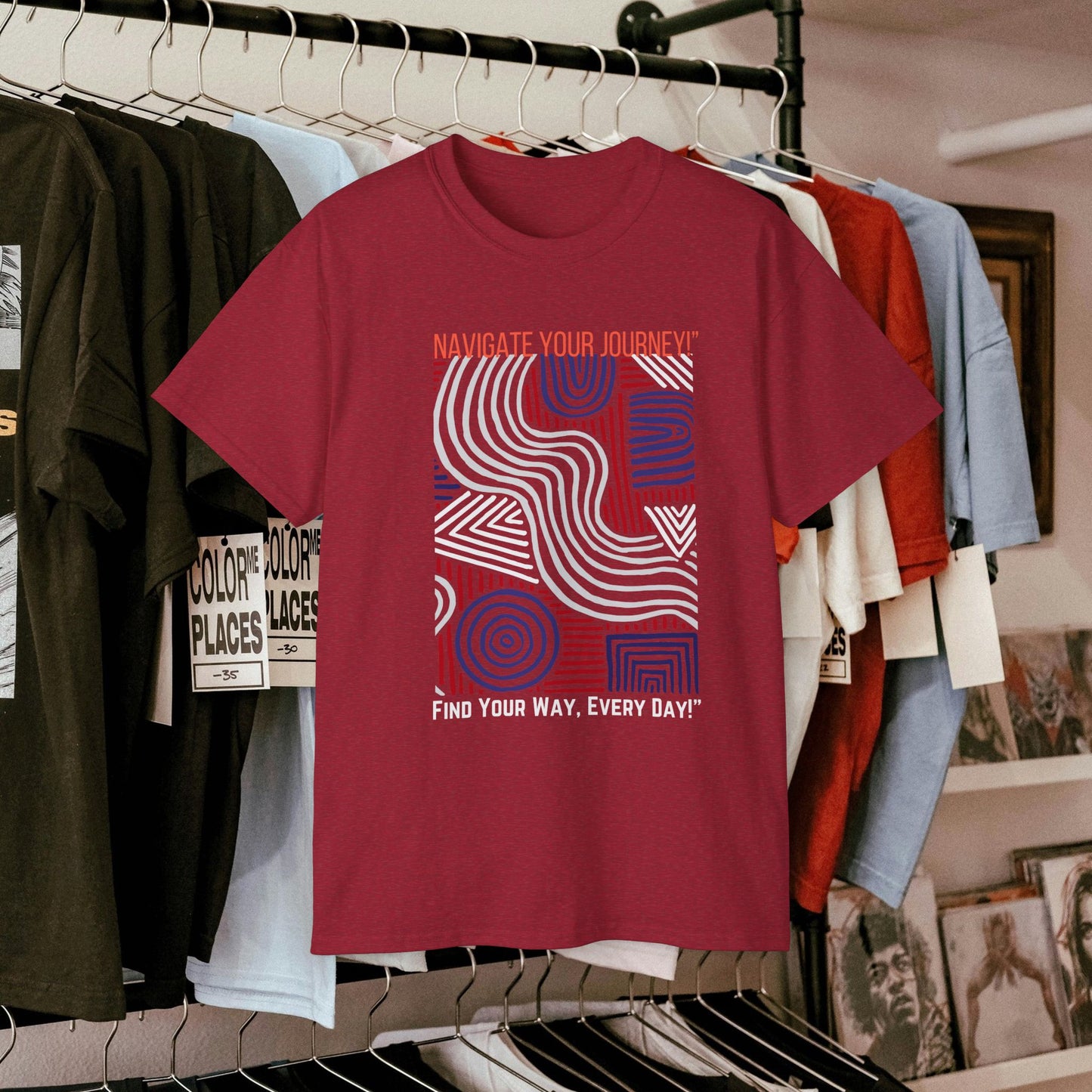 Unisex Ultra Cotton Tee_ Classic Comfort Unleashed_ N2+ Series USUCTEE PT2WW005_ Limited Edition Maximum Comfort & Style by WesternWaves: